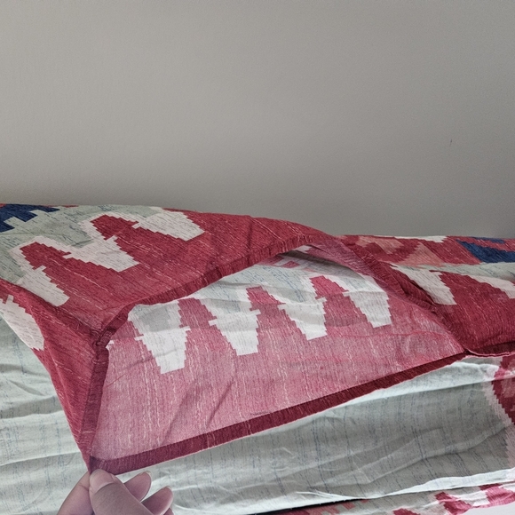 Double D Ranch Green Aztec Print Love The World Away Poncho Size L/XL - Picture 13 of 15